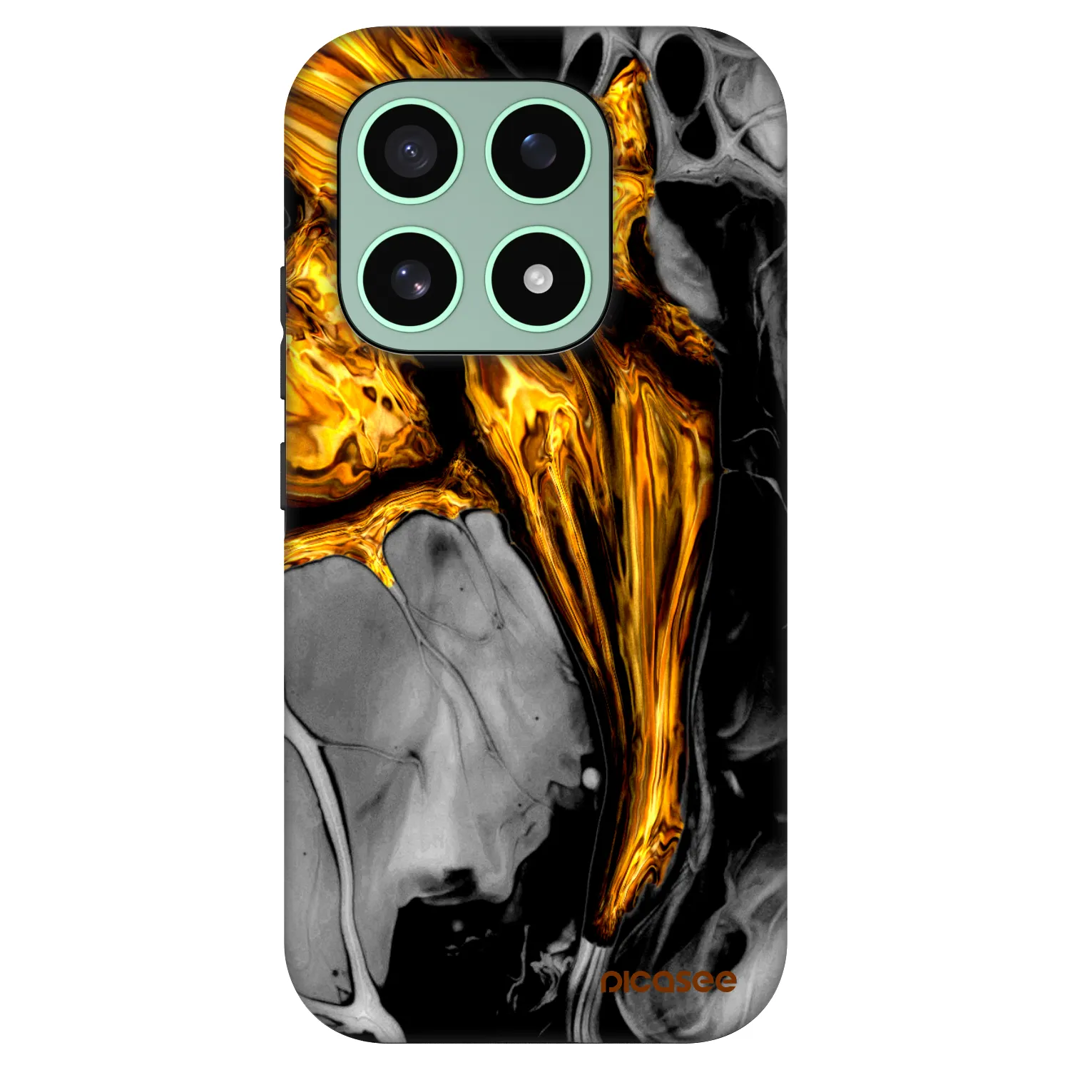 Picasee Fashion Case pro Xiaomi 17 - Black Gold