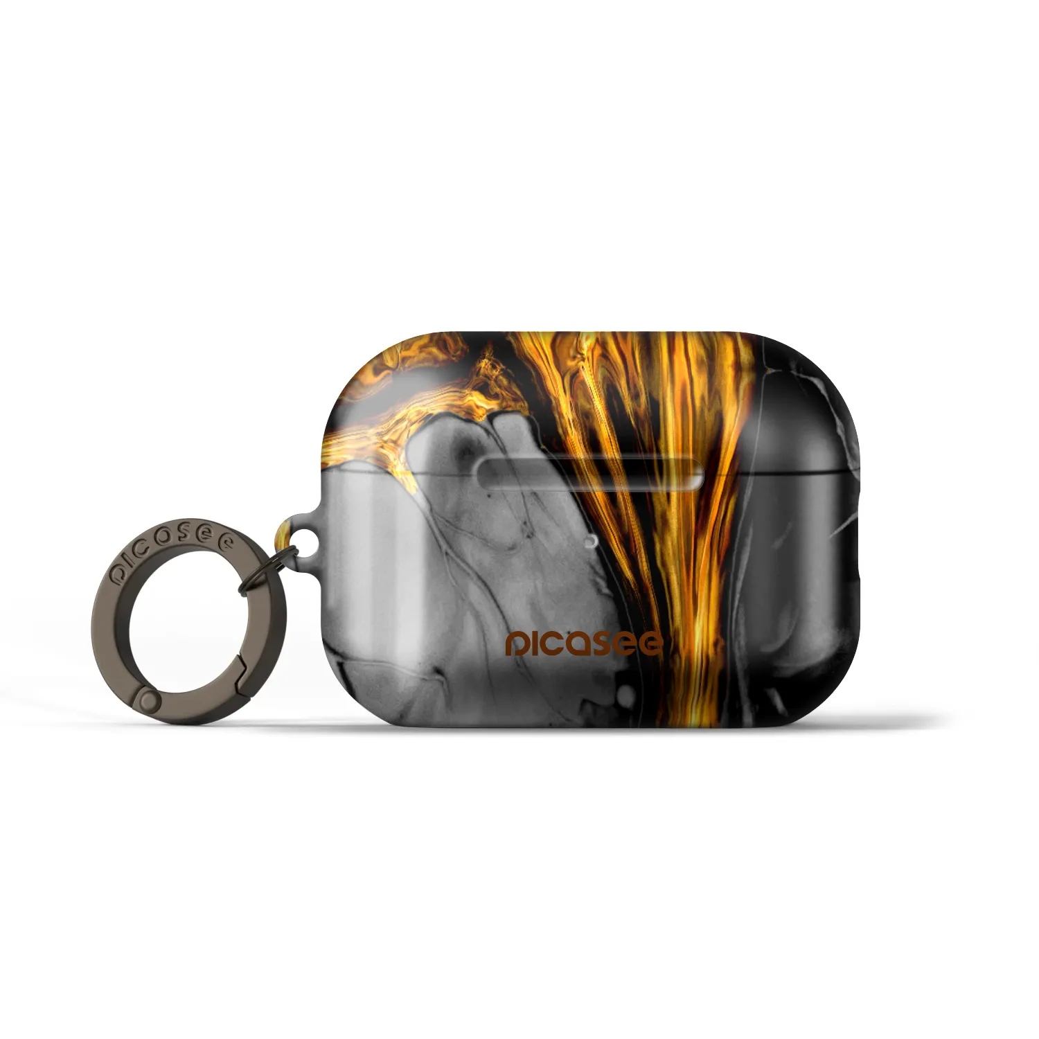 Picasee Obal pro Apple AirPods Pro 1 - Black Gold