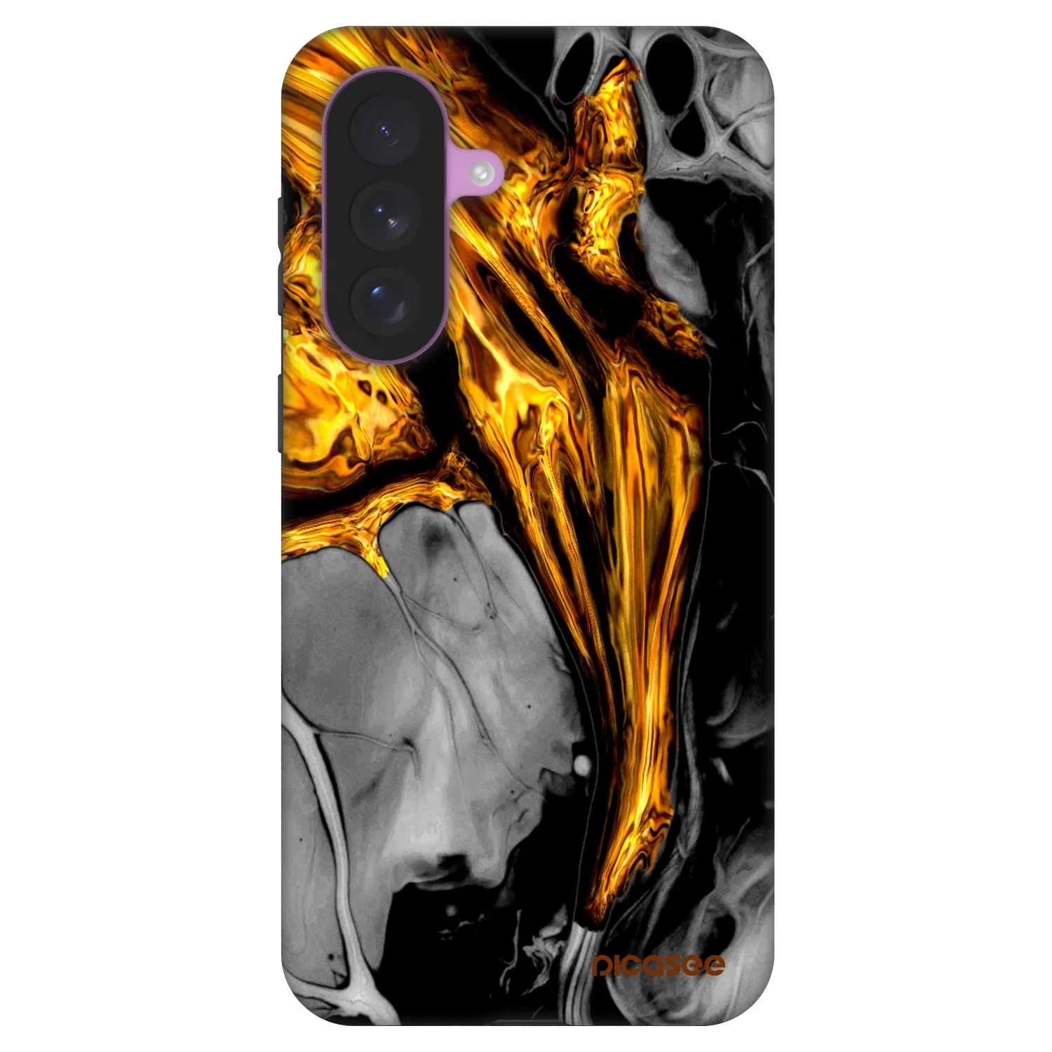 Picasee Fashion Case pro Samsung Galaxy A57 5G - Black Gold