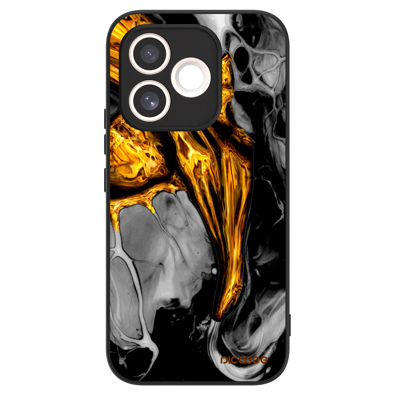 Picasee ULTIMATE CASE pro Honor 600 Lite - Black Gold