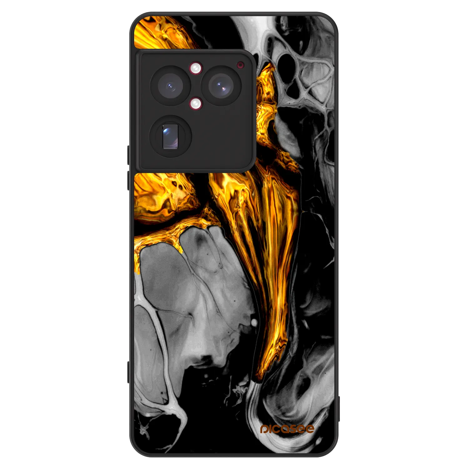 Picasee ULTIMATE CASE pro Sony Xperia 1 VIII 5G - Black Gold