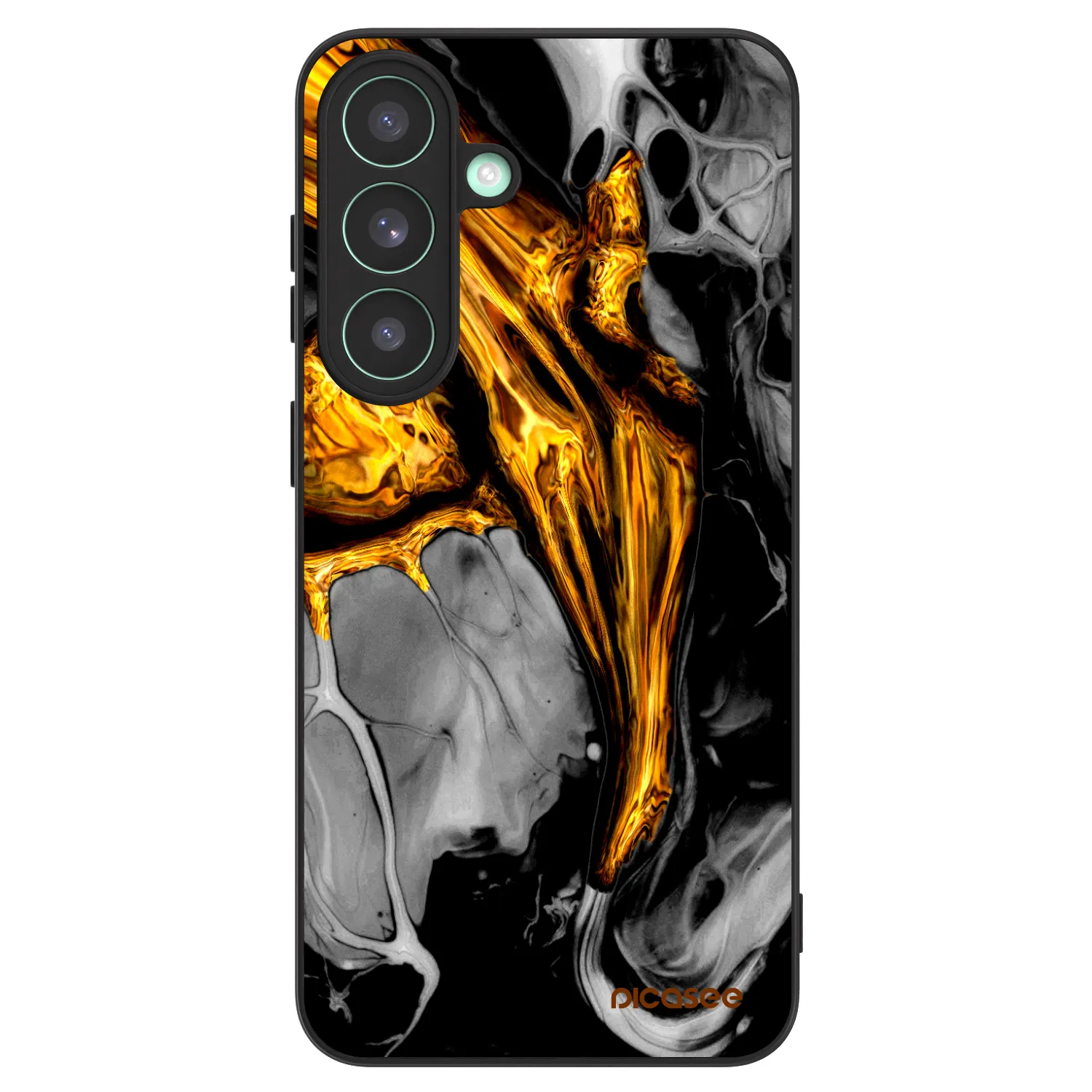 Picasee ULTIMATE CASE PowerShare pro Samsung Galaxy S26 FE - Black Gold