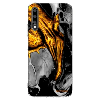 Picasee silikonový průhledný obal pro Honor 9X Pro - Black Gold