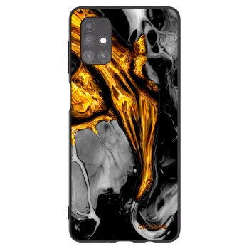Obal pro Samsung Galaxy M51 M515F - Black Gold