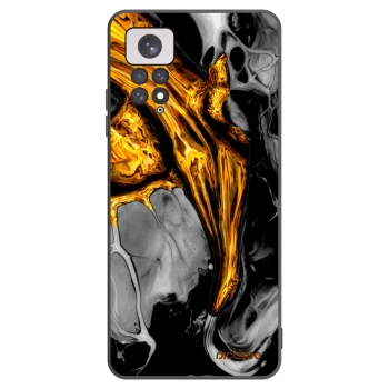 Picasee silikonový černý obal pro Xiaomi Redmi Note 11 - Black Gold