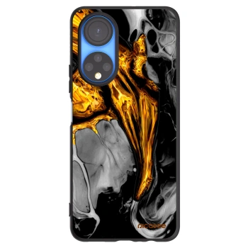 Picasee silikonový černý obal pro Honor X7 - Black Gold