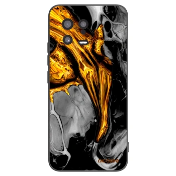 Picasee silikonový černý obal pro Xiaomi 13 - Black Gold