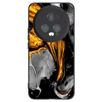 Picasee silikonový černý obal pro Honor Magic5 Pro - Black Gold