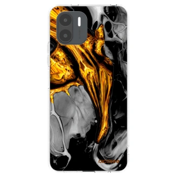 Picasee silikonový průhledný obal pro Xiaomi Redmi A2 - Black Gold