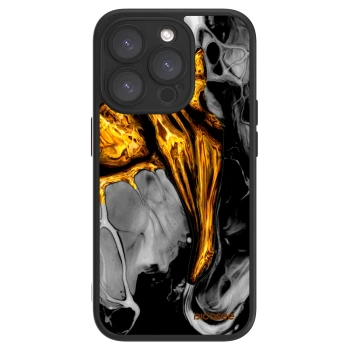 Picasee ULTIMATE CASE pro Apple iPhone 15 Pro - Black Gold