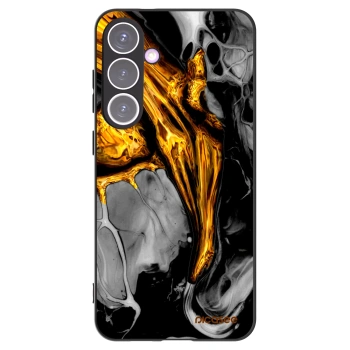 Picasee silikonový černý obal pro Samsung Galaxy S24+ S926B 5G - Black Gold