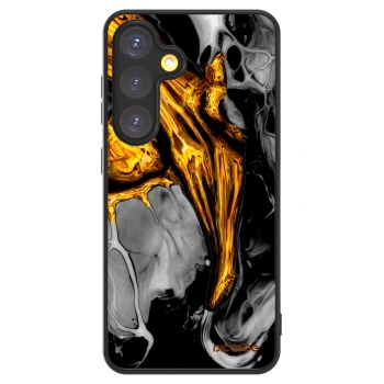 Picasee ULTIMATE CASE pro Samsung Galaxy S24 S921B 5G - Black Gold