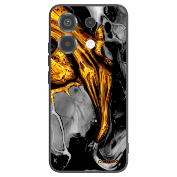 Picasee silikonový černý obal pro Xiaomi Poco X6 - Black Gold