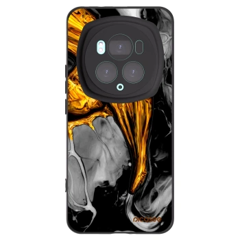 Picasee silikonový černý obal pro Honor Magic6 Pro - Black Gold