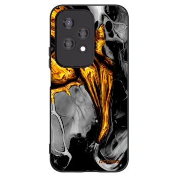 Picasee silikonový černý obal pro Honor 200 Lite - Black Gold