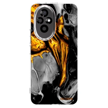 Picasee silikonový průhledný obal pro Honor 200 Pro 5G - Black Gold