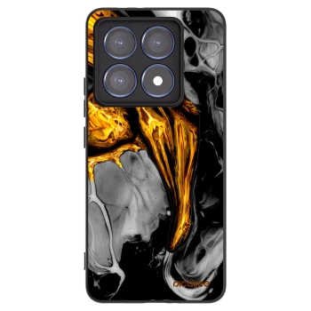Picasee silikonový černý obal pro Xiaomi 14T Pro - Black Gold