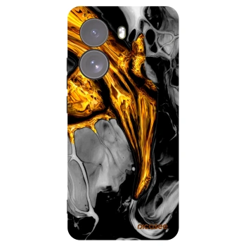 Picasee silikonový černý obal pro Xiaomi Poco X7 - Black Gold