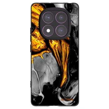 Picasee silikonový černý obal pro Xiaomi Redmi Note 14 Pro 4G - Black Gold