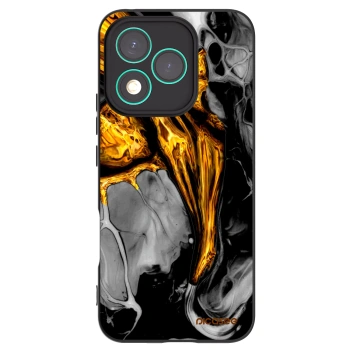 Picasee silikonový černý obal pro Honor 400 Lite 5G - Black Gold