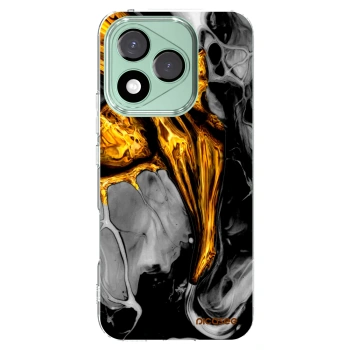 Picasee silikonový průhledný obal pro Honor 400 Lite 5G - Black Gold