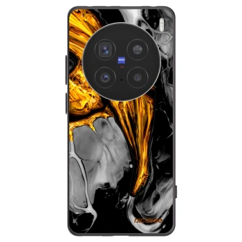 Picasee silikonový černý obal pro Vivo X200 Pro - Black Gold