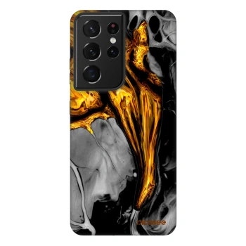 Obal pro Samsung Galaxy S21 Ultra 5G G998B - Black Gold