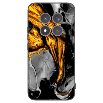 Picasee silikonový černý obal pro Xiaomi Redmi Note 15 Pro+ - Black Gold
