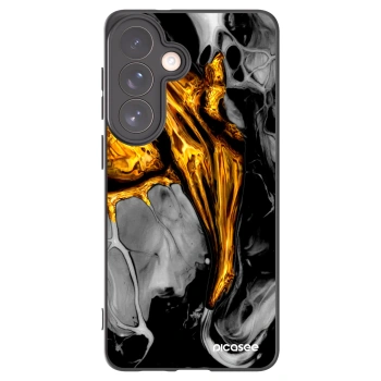 Picasee silikonový černý obal pro Samsung Galaxy S26+ - Black Gold