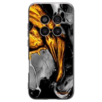 Picasee silikonový černý obal pro Honor Magic8 Pro 5G - Black Gold