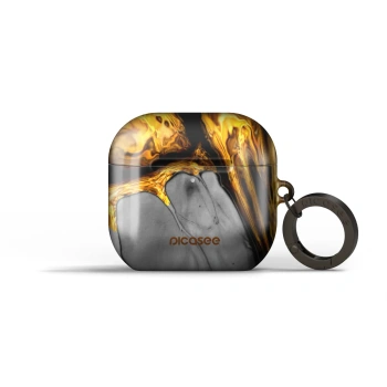 Obal pro Apple AirPods 4 - Black Gold