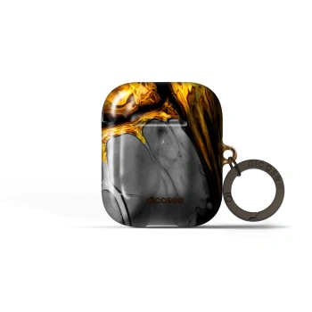 Obal pro Apple AirPods 1 - Black Gold