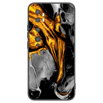Picasee silikonový černý obal pro Xiaomi Mi Note 10 (Pro) - Black Gold