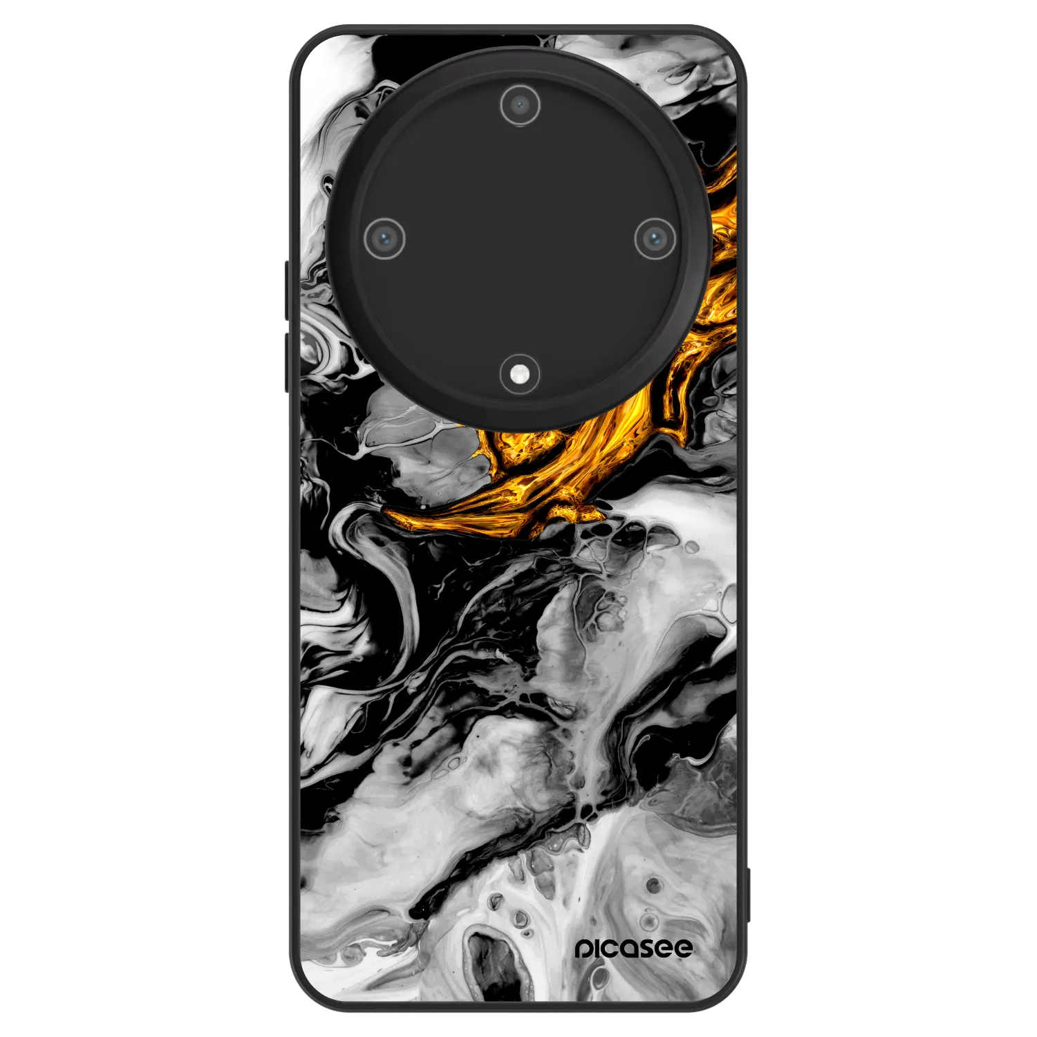 Picasee ULTIMATE CASE pro Honor Magic5 Lite 5G - Black Gold 2