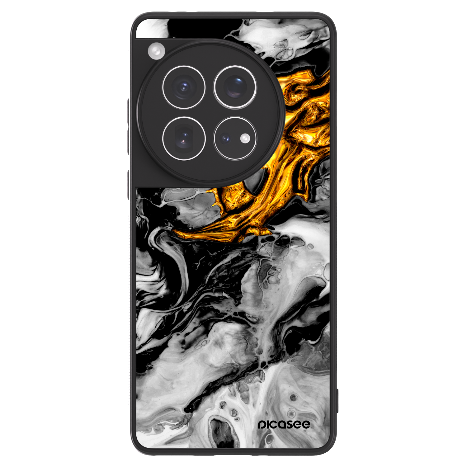 Picasee ULTIMATE CASE pro OnePlus 12 5G - Black Gold 2