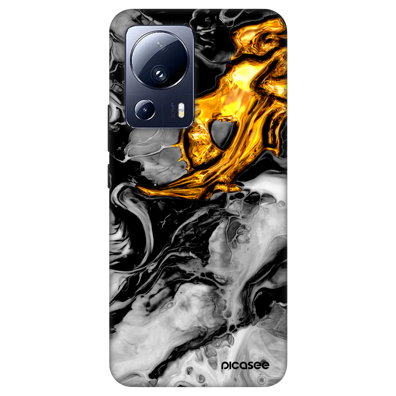 Picasee Fashion Case pro Xiaomi 13 Lite - Black Gold 2