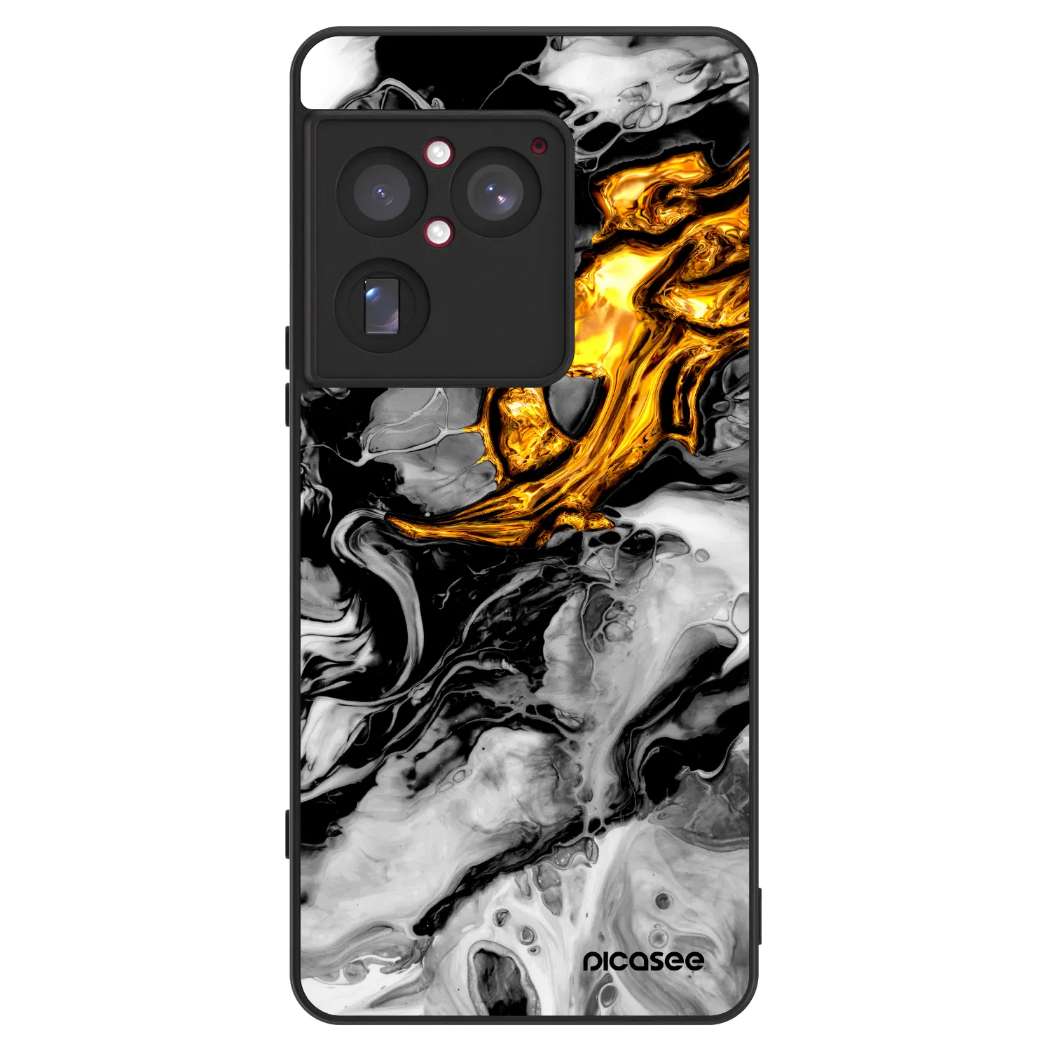 Picasee ULTIMATE CASE pro Sony Xperia 1 VIII 5G - Black Gold 2
