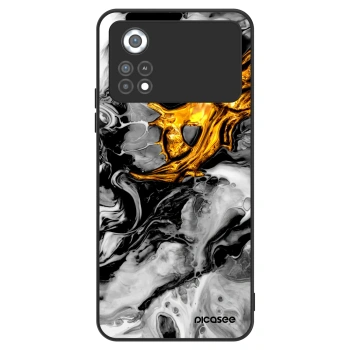 Obal pro Xiaomi Poco X4 Pro 5G - Black Gold 2