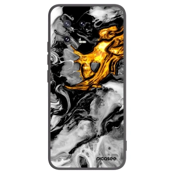 Picasee silikonový černý obal pro Xiaomi 13 Pro - Black Gold 2