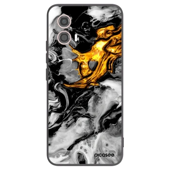 Obal pro Motorola Moto G53 5G - Black Gold 2
