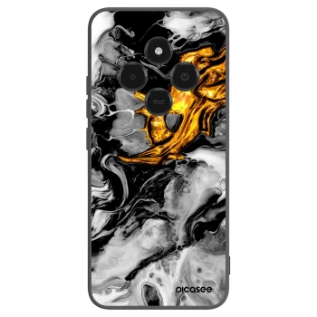 Picasee silikonový černý obal pro Xiaomi Poco C75 - Black Gold 2