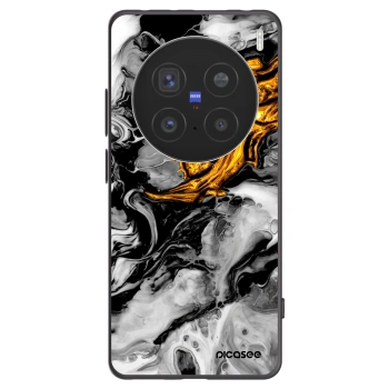 Picasee silikonový černý obal pro Vivo X200 Pro - Black Gold 2