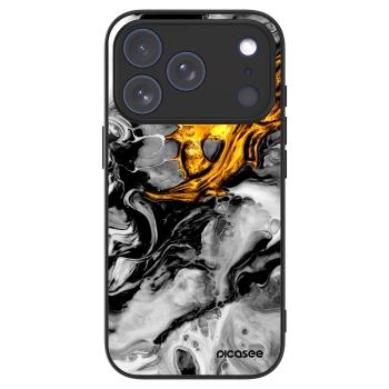 Picasee ULTIMATE CASE pro Apple iPhone 17 Pro - Black Gold 2