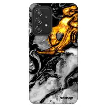 Obal pro Samsung Galaxy A52s 5G A528B - Black Gold 2