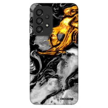 Obal pro Samsung Galaxy A33 5G A336 - Black Gold 2