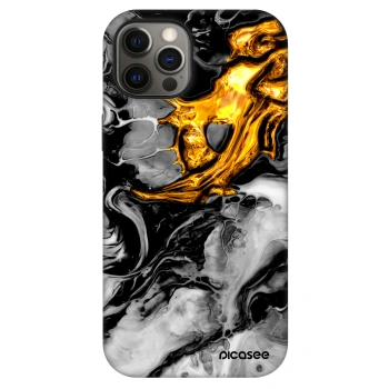 Obal pro Apple iPhone 12 Pro - Black Gold 2