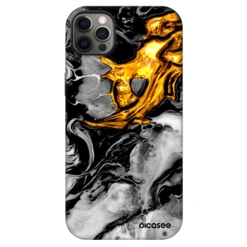 Obal pro Apple iPhone 12 Pro Max - Black Gold 2