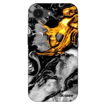 Obal pro Apple iPhone 16e - Black Gold 2