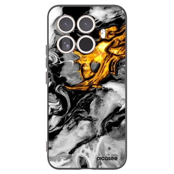 Picasee silikonový černý obal pro Xiaomi 15T Pro - Black Gold 2