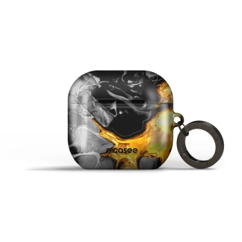 Obal pro Apple AirPods 4 - Black Gold 2